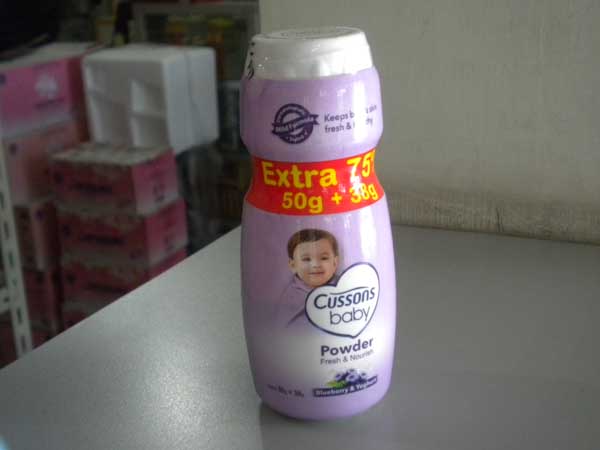 cussons baby powder blueberry 50