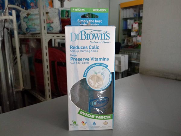 botol dr brown wide neck 120ml isi 1