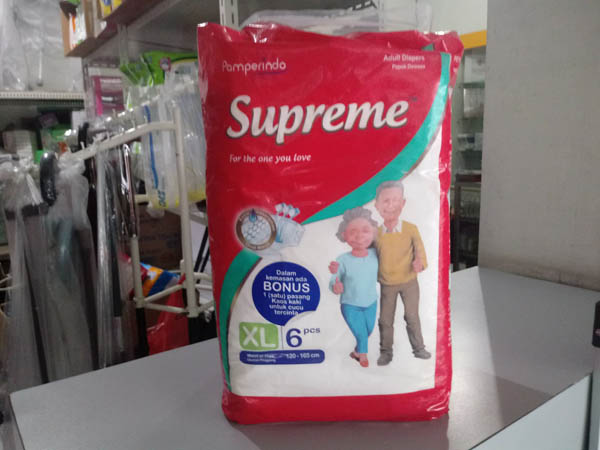 pampers supreme xl6
